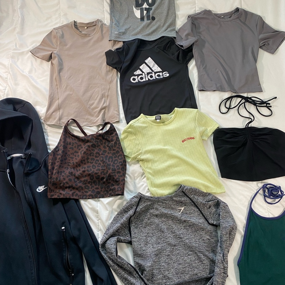 10-Piece Closet Clearout—Nike, Adidas, Gymshark & more—Workout & Going out style